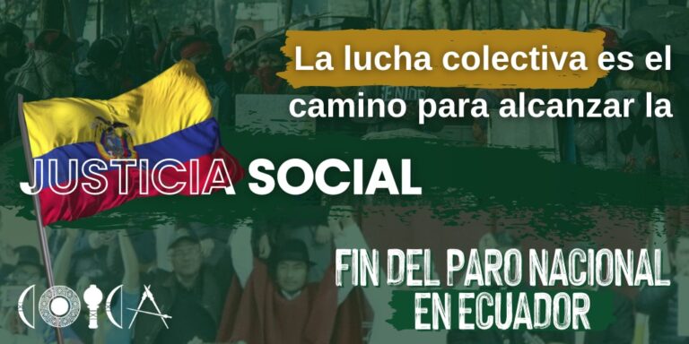 PARO NACIONAL ECUADOR 2022
